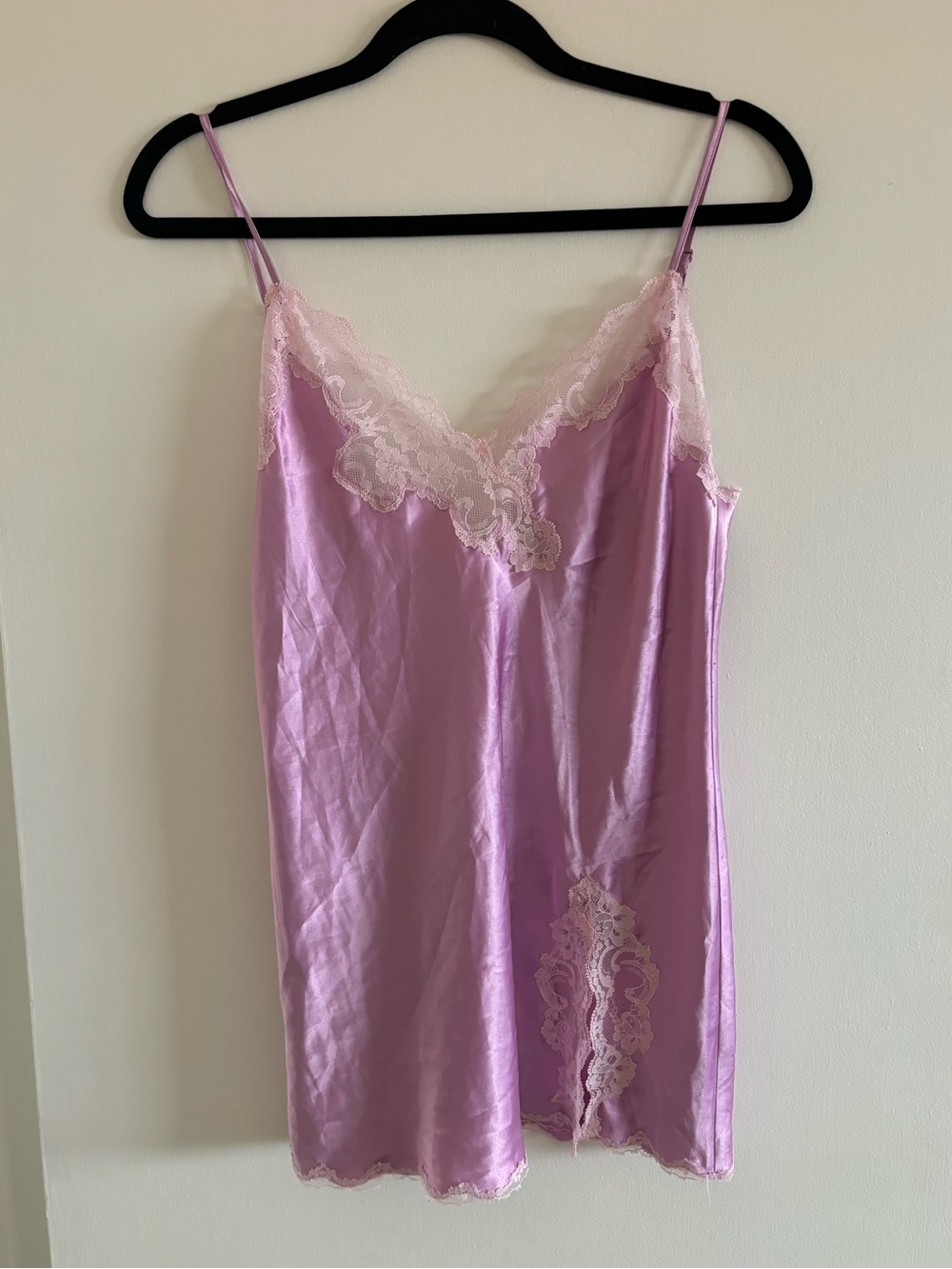 Victorias Secret lilac pink lace trim nightie